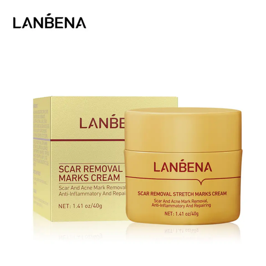LANBENA Herbal Acne Scar Removal Stretch Marks Cream Skin Repair Nigth Cream
