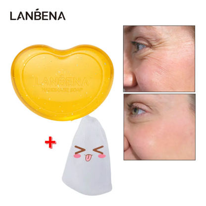 LANBENA Private Label 24K Gold Neroli Essential Oil Handmade Soap