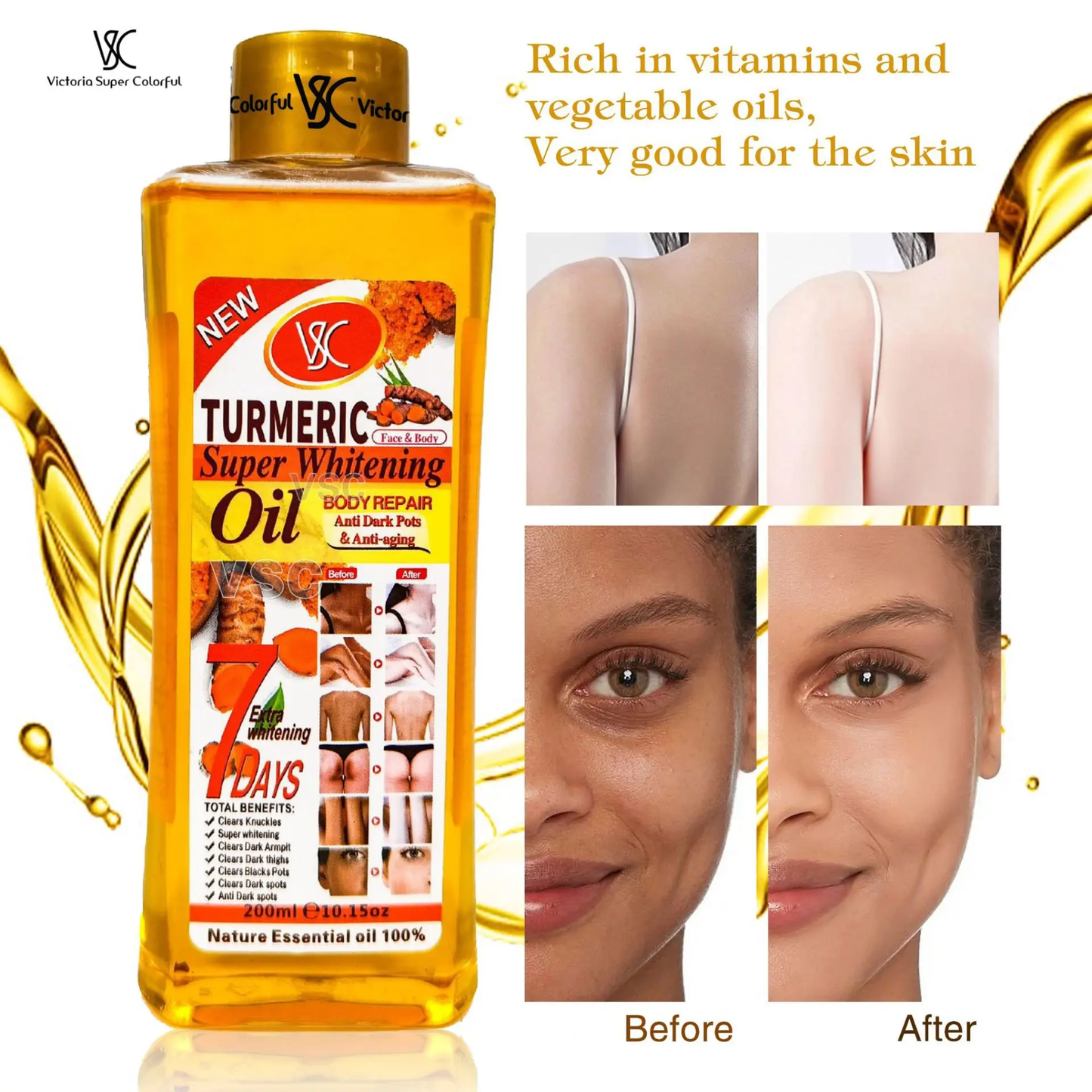 Turmeric Super Whitening Oil