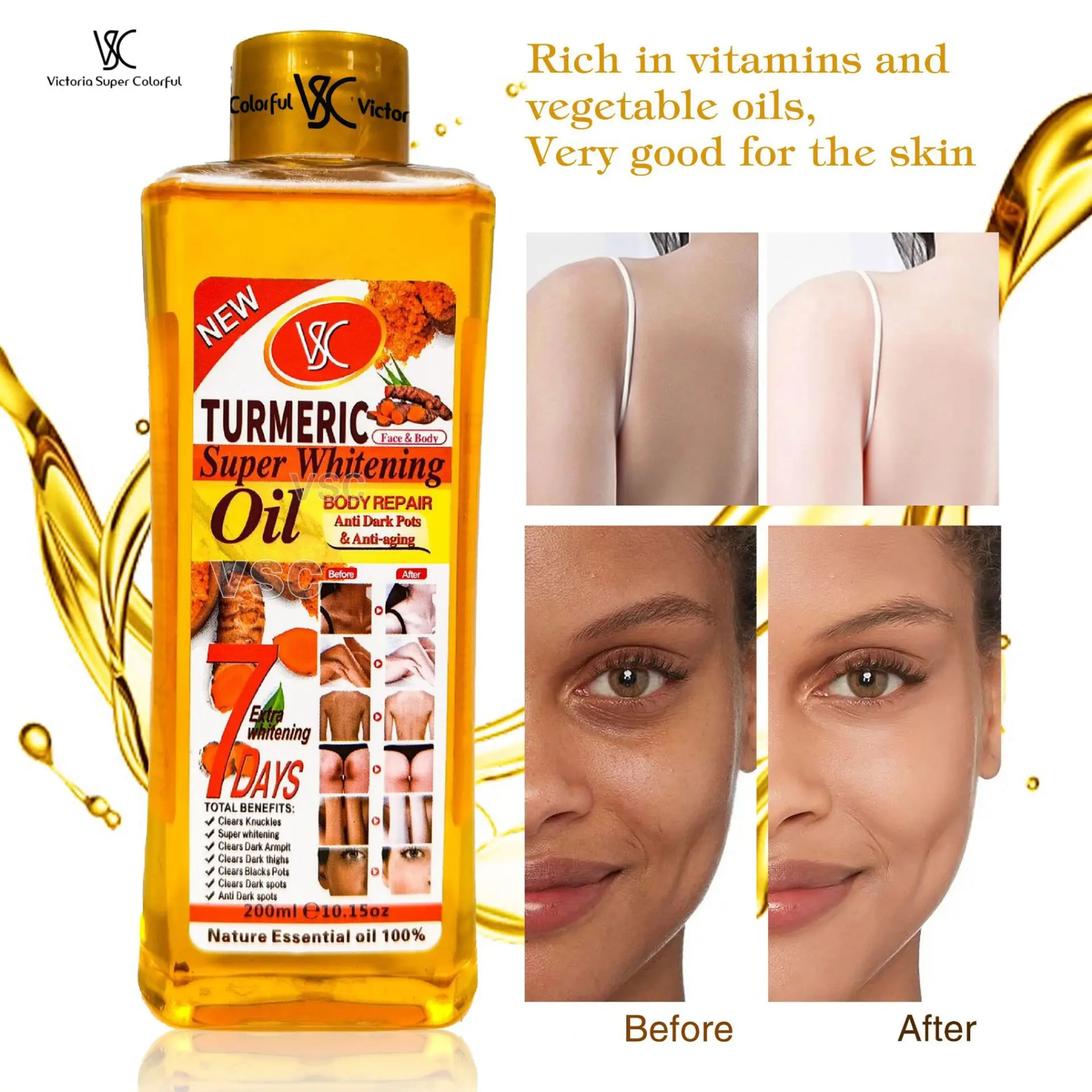Turmeric Super Whitening Oil