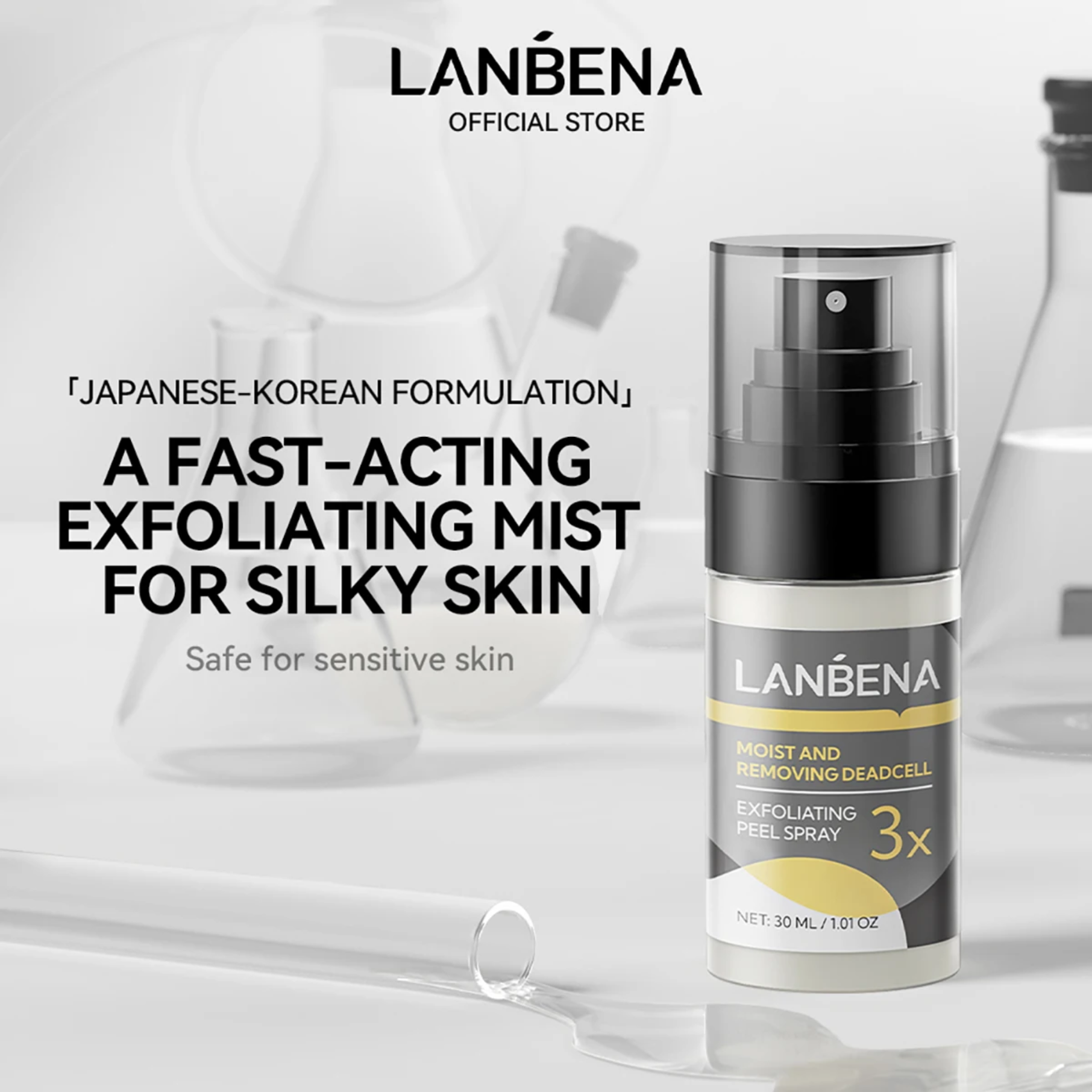 LANBENA Exfoliating Peel Spray – Moist and Removing Deadcell