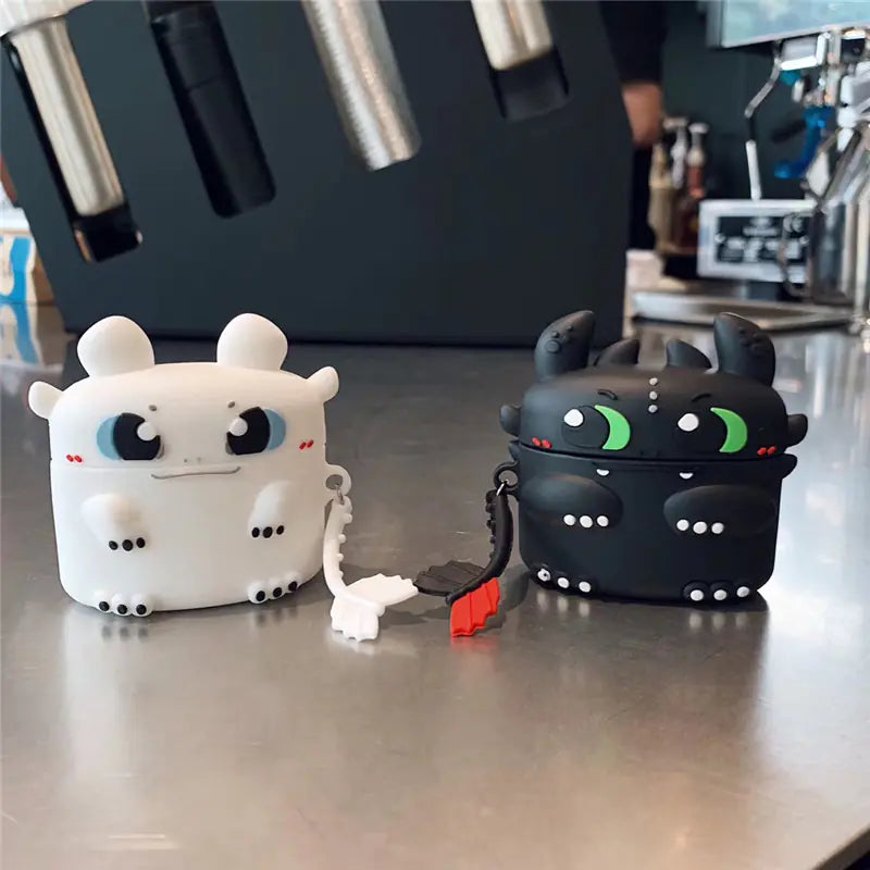 Cartoon Dragon Silicone Case for AirPods Pro 3