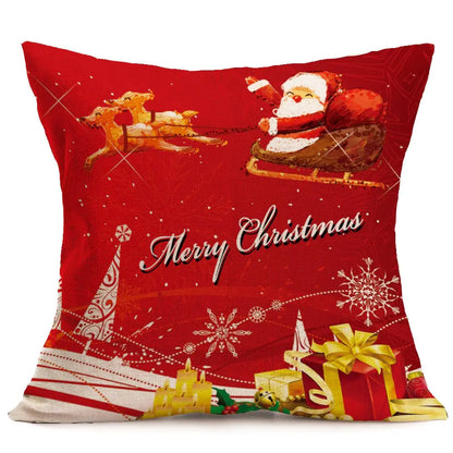 Custom Christmas Pattern Car Sofa Pillow Covers