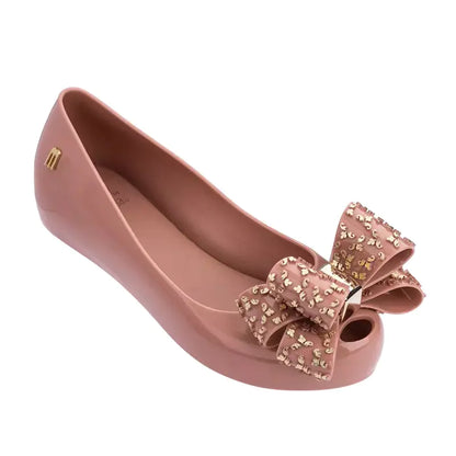Women's Bowknot Pumpkin Flat Heel Sandals