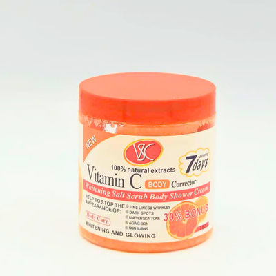 Vitamin C Salt Scrub Body Shower Cream