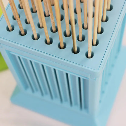 New BBQ Skewer Meat Maker Meat Skewer Tool 49 Holes Kebab Making Box BBQ Grill Food Beef Meat Slicer Kebab Brochette Maker