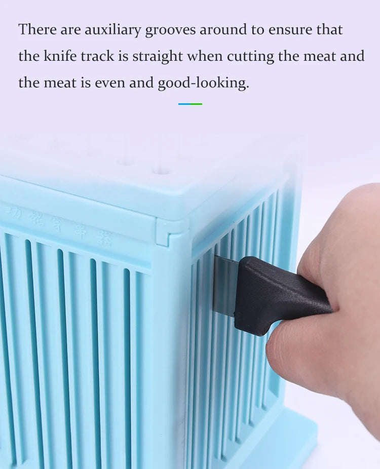 New BBQ Skewer Meat Maker Meat Skewer Tool 49 Holes Kebab Making Box BBQ Grill Food Beef Meat Slicer Kebab Brochette Maker