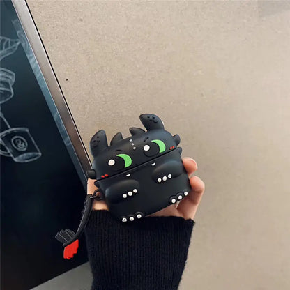 Cartoon Dragon Silicone Case for AirPods Pro 3