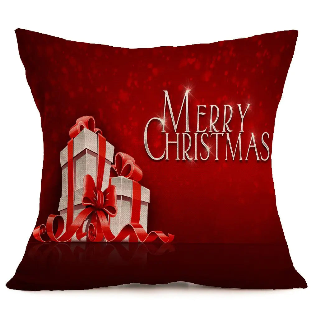 Custom Christmas Pattern Car Sofa Pillow Covers