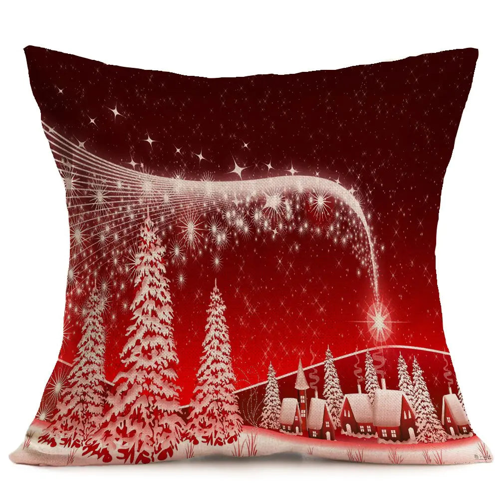 Custom Christmas Pattern Car Sofa Pillow Covers