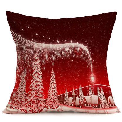 Custom Christmas Pattern Car Sofa Pillow Covers