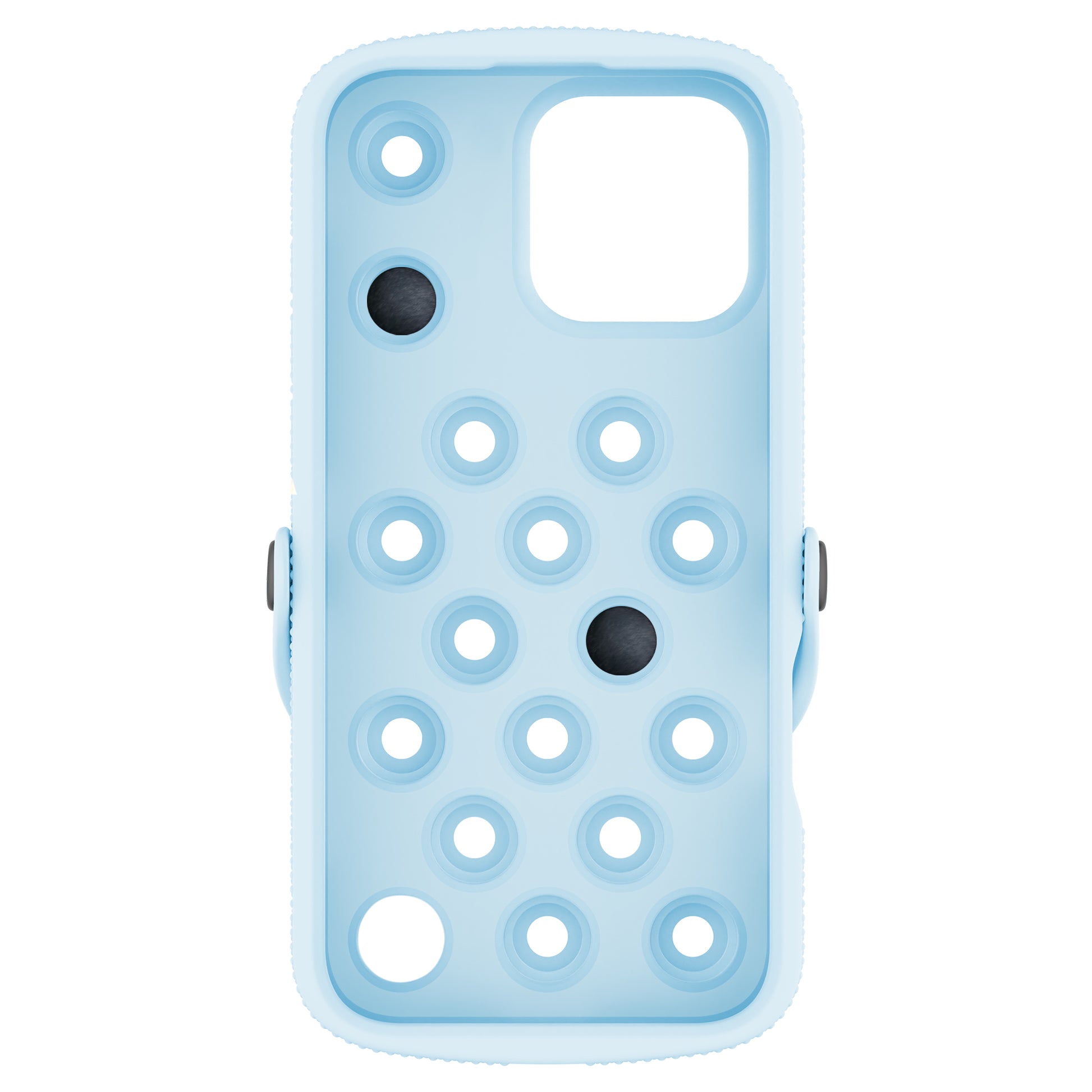 iPhone Case – Perforated Silicone with Handle & Fun Patterns