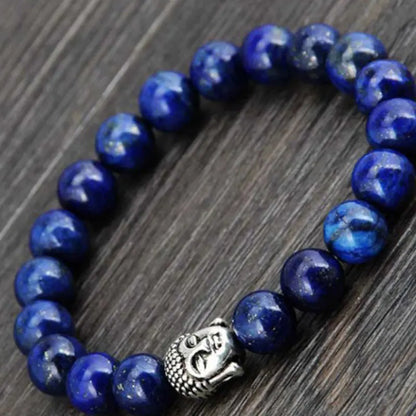 7-Color Amethyst Tiger Eye Natural Lava Stone Bracelet