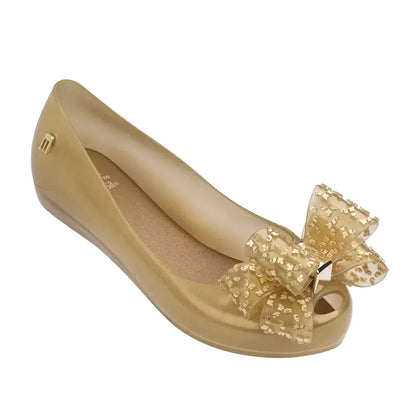 Women's Bowknot Pumpkin Flat Heel Sandals