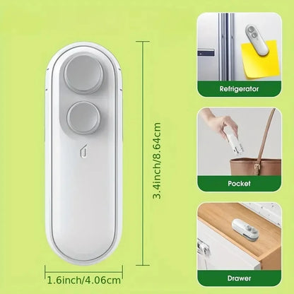 Mini Heat Bag Sealing Machine Package Sealer Bags Plastic Food Sealer