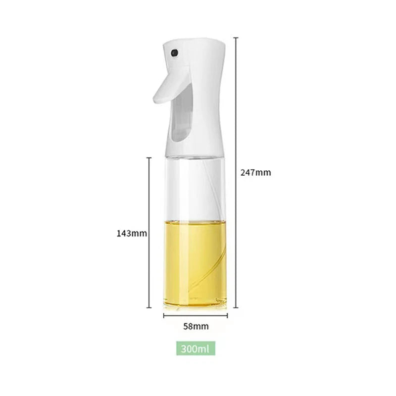 200ml 300ml 500ml Oil Spray Bottle Kitchen Cooking Olive Oil Dispenser Camping BBQ Baking Vinegar Soy Sauce Sprayer Containers