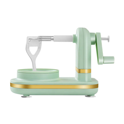 Manual Food Crusher Plastic with Stainless Steel Blades Fruit Cutter Slicer Safe Vegetables Slicer Peeler for Household Supplies