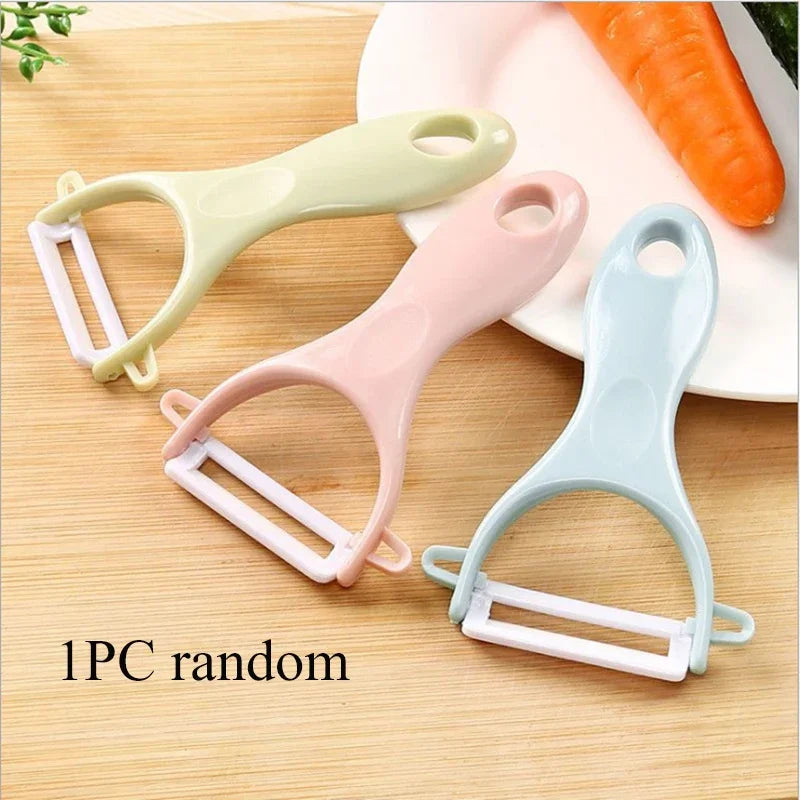 Multifunctional Peeling Knife Storage Type Storage Tube Splash-proof Fruit and Vegetable Peeler Supplies Household Kitchen Tools