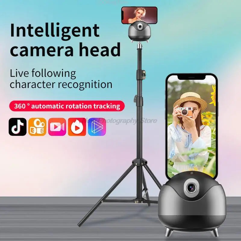 Q8 Auto Face Tracking Gesture Gimbal Stabilizer Phone Tablet Tracking Holder 360 Rotation Selfie For Vlog Live video streaming