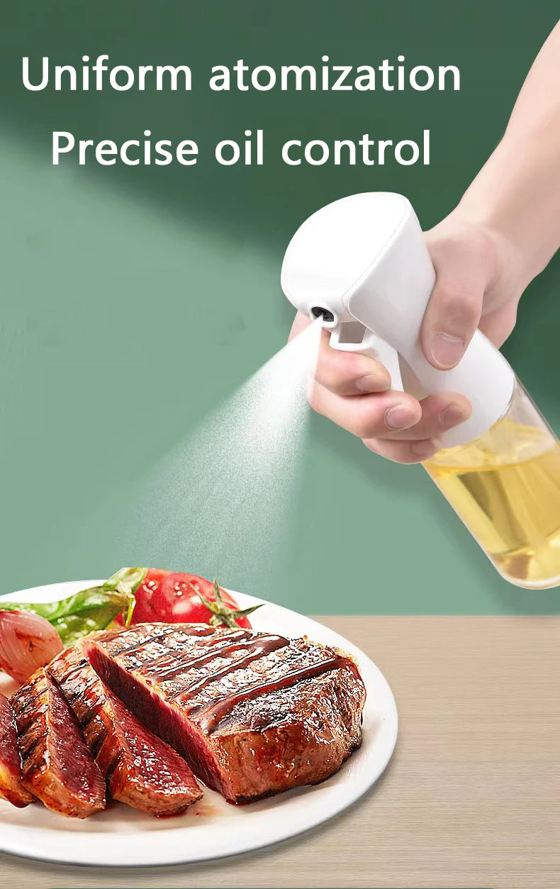 200ml 300ml 500ml Oil Spray Bottle Kitchen Cooking Olive Oil Dispenser Camping BBQ Baking Vinegar Soy Sauce Sprayer Containers