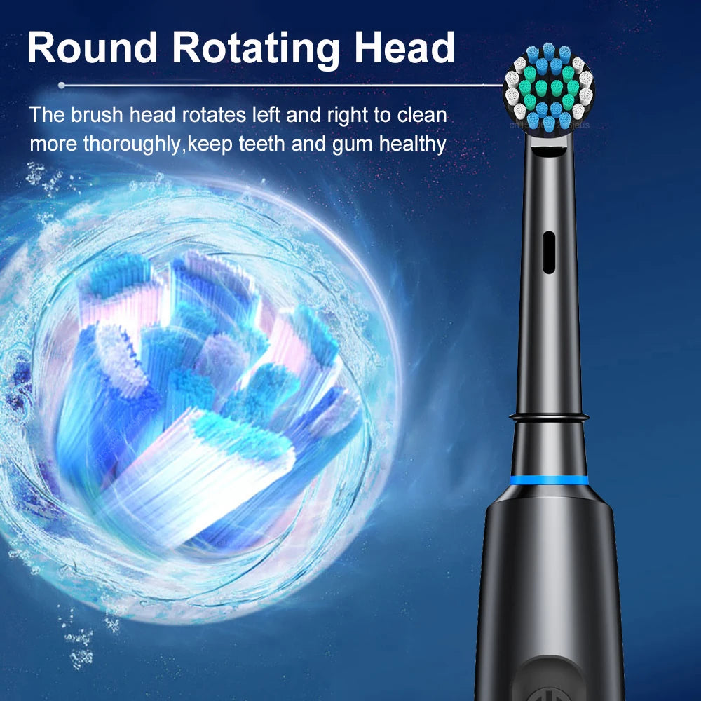 Electric Toothbrush Rotary Rechargeable Electric Toothbrush for Adults