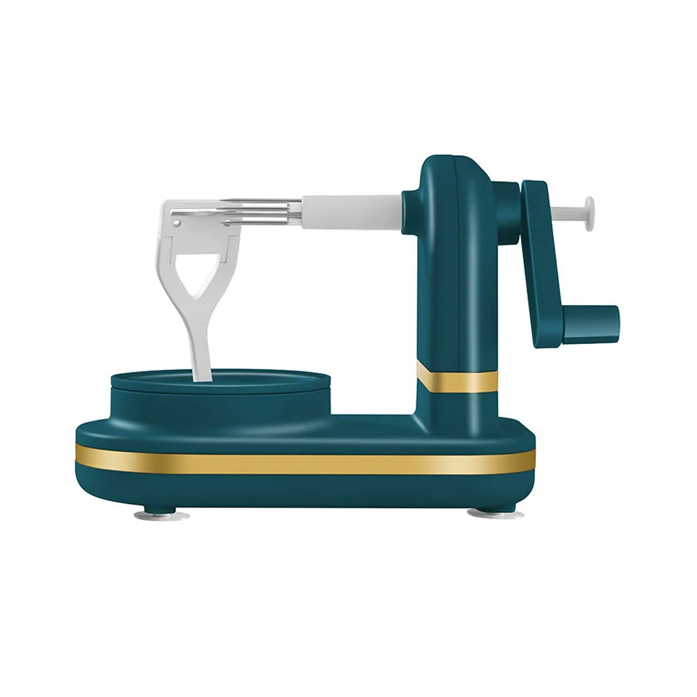 Manual Food Crusher Plastic with Stainless Steel Blades Fruit Cutter Slicer Safe Vegetables Slicer Peeler for Household Supplies