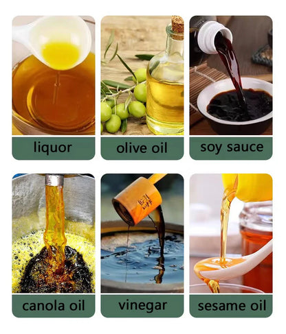 200ml 300ml 500ml Oil Spray Bottle Kitchen Cooking Olive Oil Dispenser Camping BBQ Baking Vinegar Soy Sauce Sprayer Containers