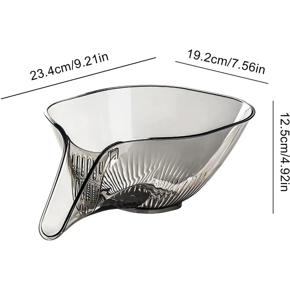 Multifunctional Drain Basket Vegetable Basin Drain Bowl Household Sink Kitchen Washing Fruit Plate Plastic Rice Washing Basket