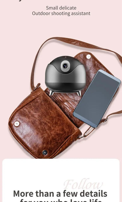 Q8 Auto Face Tracking Gesture Gimbal Stabilizer Phone Tablet Tracking Holder 360 Rotation Selfie For Vlog Live video streaming