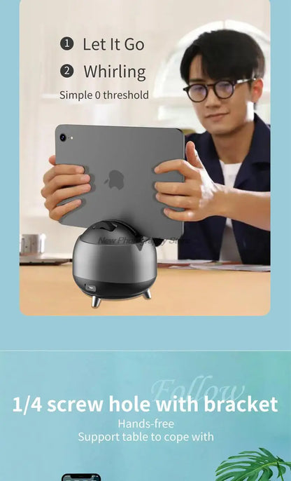Q8 Auto Face Tracking Gesture Gimbal Stabilizer Phone Tablet Tracking Holder 360 Rotation Selfie For Vlog Live video streaming