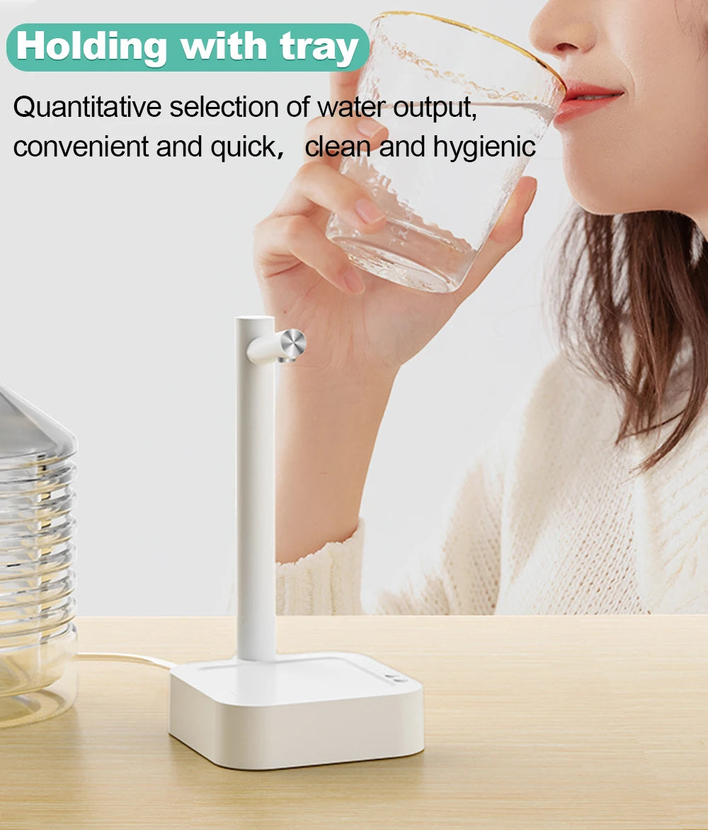Electric Water Gallon Bottle Pump Automatic Water Dispenser 19 Liters Rechargeable Desktop Drinking Water Dispenser Bottle Pump