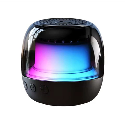 RGB iridescent lighting effect
Transparent body, 4 lighting modes dazzling light, full of atmosphere speaker – 360° with RGB Lights.