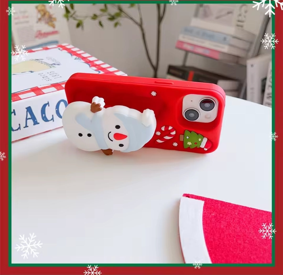 3D Cartoon Snowman Holder Christmas Tree