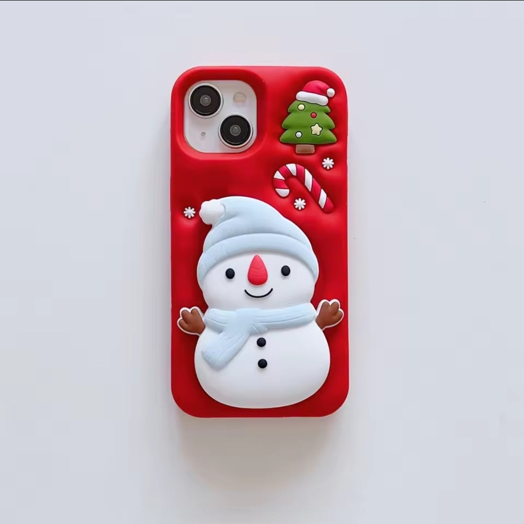 3D Cartoon Snowman Holder Christmas Tree