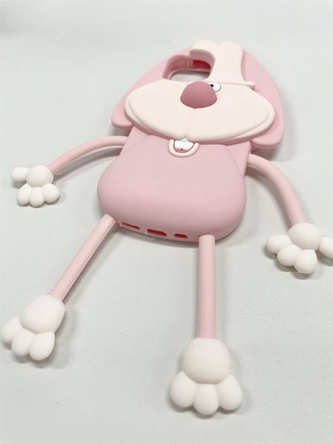 Cute Cartoon Long-Legged Rabbit Or Magpie Silicone Phone Case