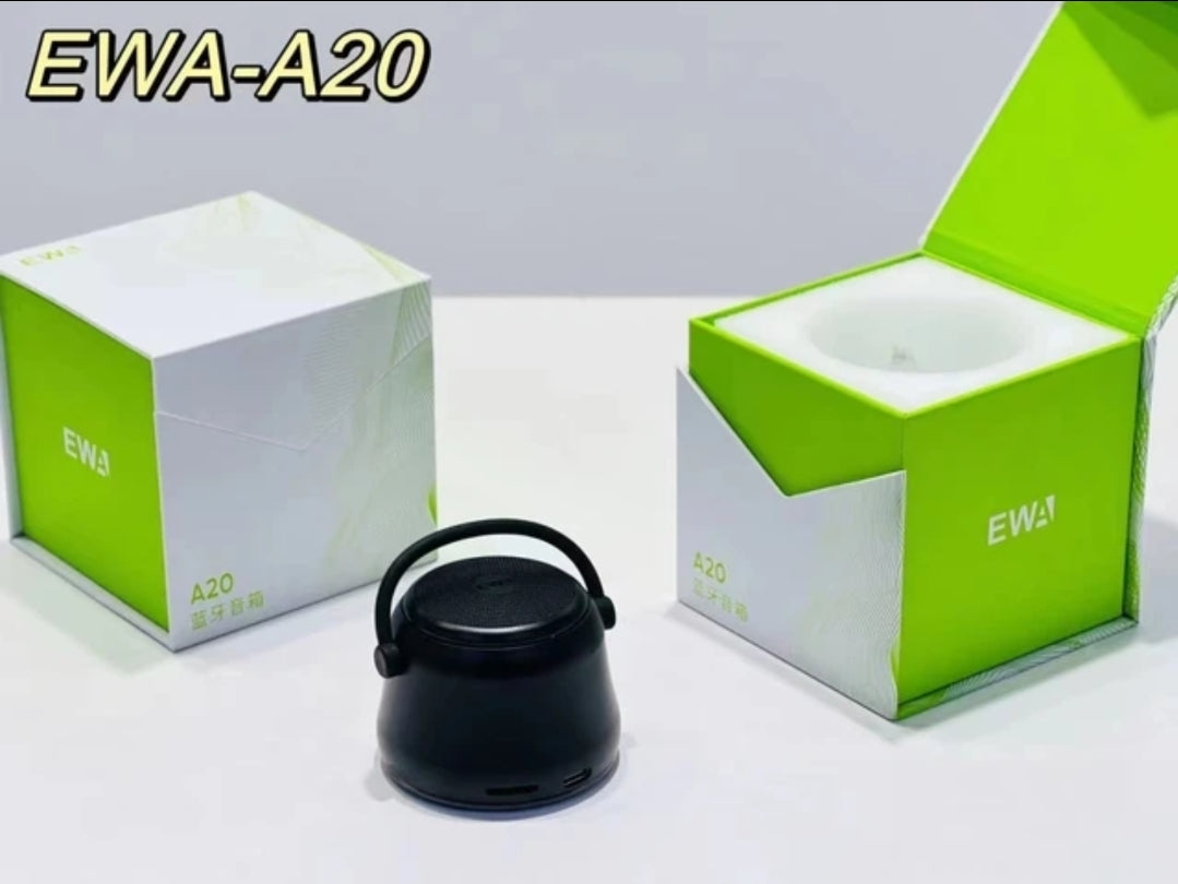 EWA A20 Portable Wireless Bluetooth Speaker Adorable Tea Pot Designed Cute Decoration Sound System TF Card TWS Speaker for Gift