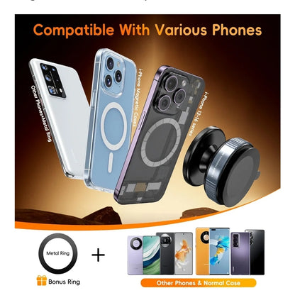 New Universal Silicone Suction Cup Car Phone Holder and Rotatable vacuum magnetic car phone holder