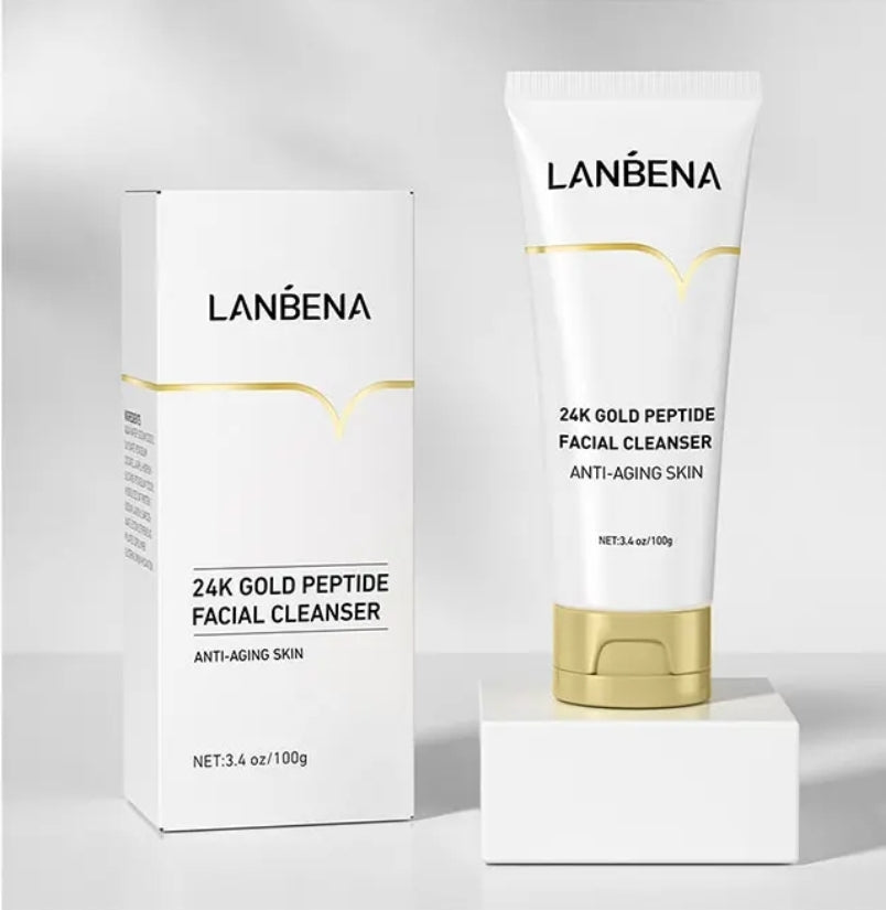 LANBENA 24k Gold Peptide Facial Cleanser