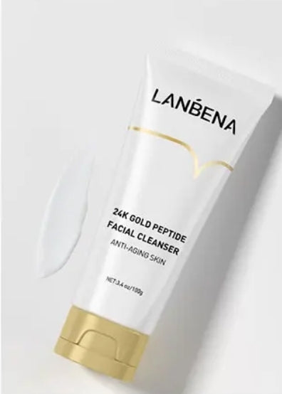 LANBENA 24k Gold Peptide Facial Cleanser