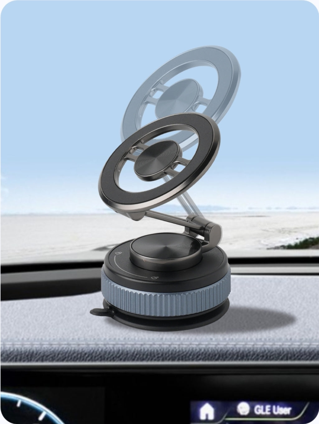 New Universal Silicone Suction Cup Car Phone Holder