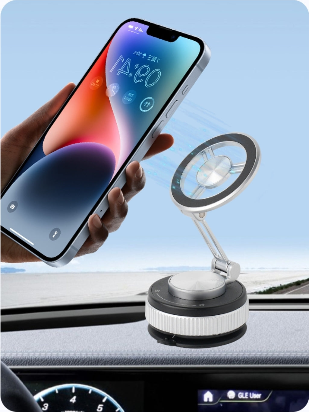 New Universal Silicone Suction Cup Car Phone Holder