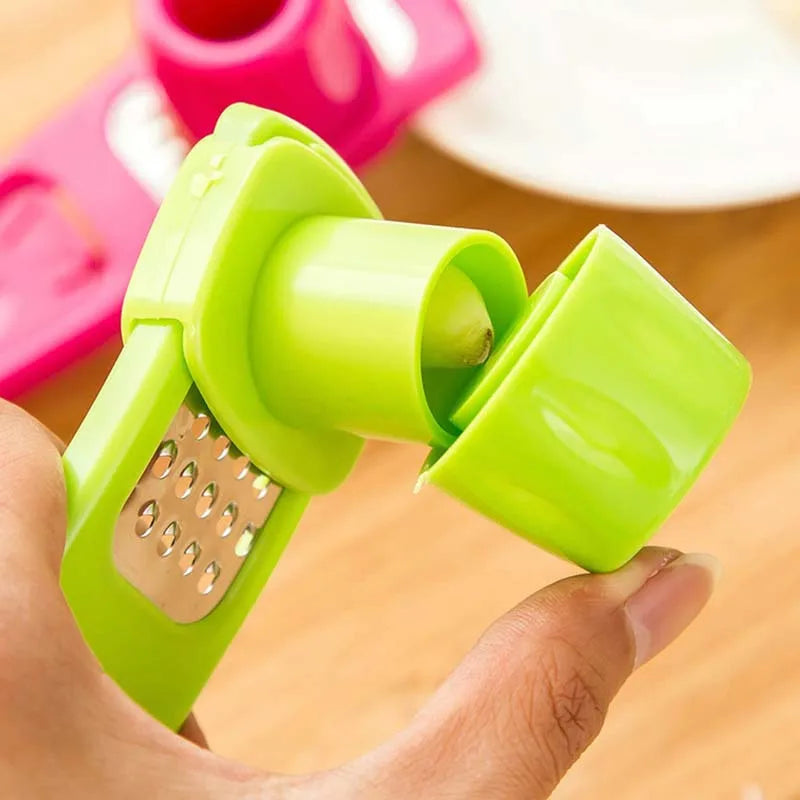 Stainless Steel Garlic Press Crusher Manual Garlic Mincer Chopping Garlic Tool Fruit Vegetable Tools Kitchen Accessories Gadget