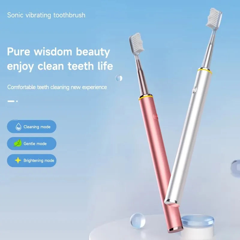 Electric Toothbrush Mental Thin Brush Body Specially for Women Pure