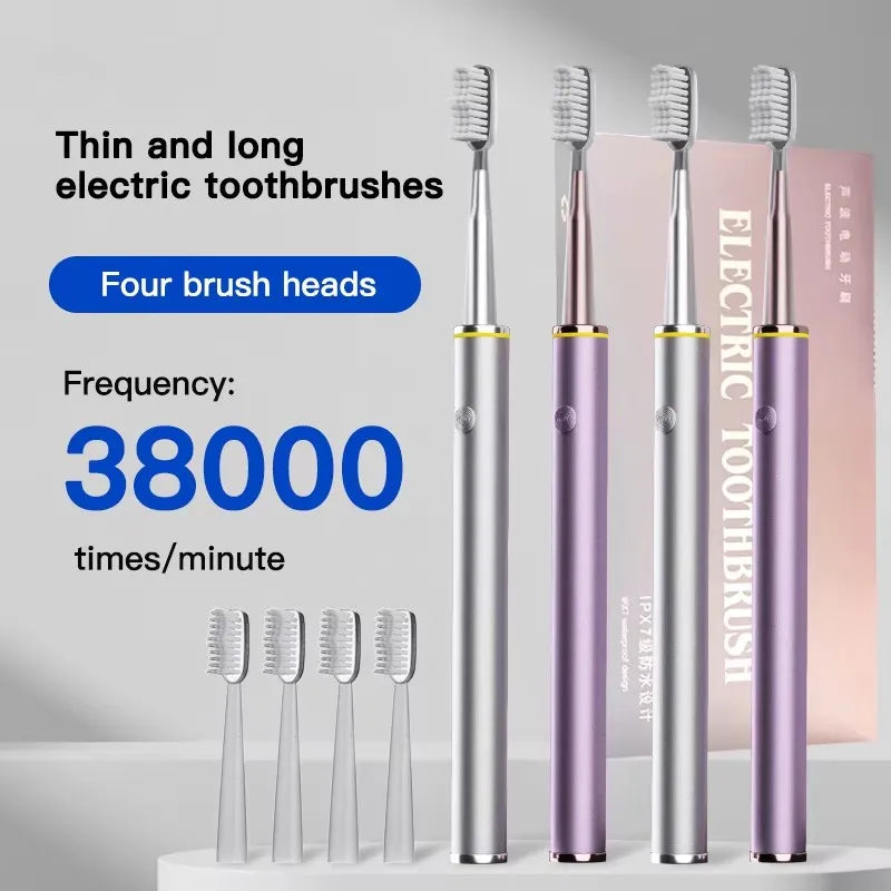 Electric Toothbrush Mental Thin Brush Body Specially for Women Pure