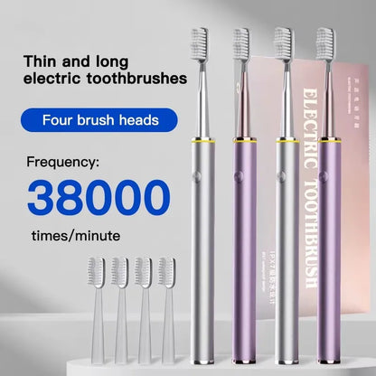Electric Toothbrush Mental Thin Brush Body Specially for Women Pure