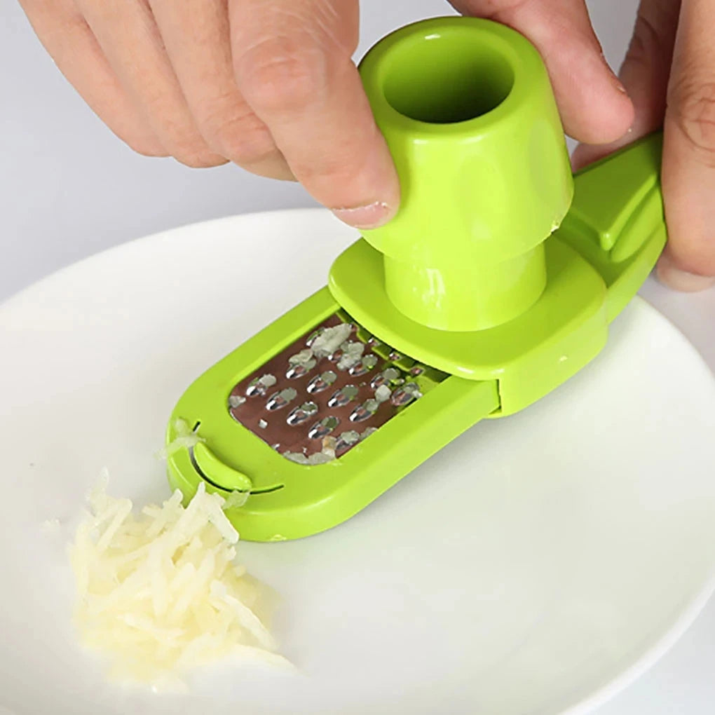 Stainless Steel Garlic Press Crusher Manual Garlic Mincer Chopping Garlic Tool Fruit Vegetable Tools Kitchen Accessories Gadget