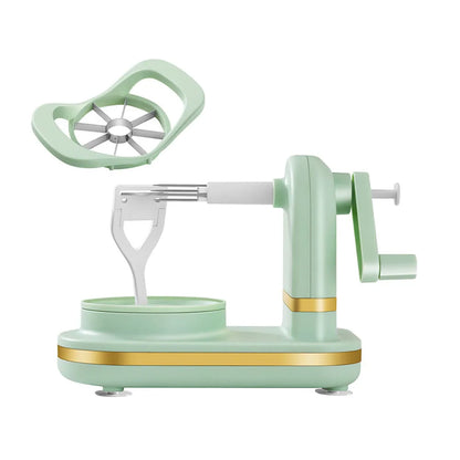 Manual Food Crusher Plastic with Stainless Steel Blades Fruit Cutter Slicer Safe Vegetables Slicer Peeler for Household Supplies