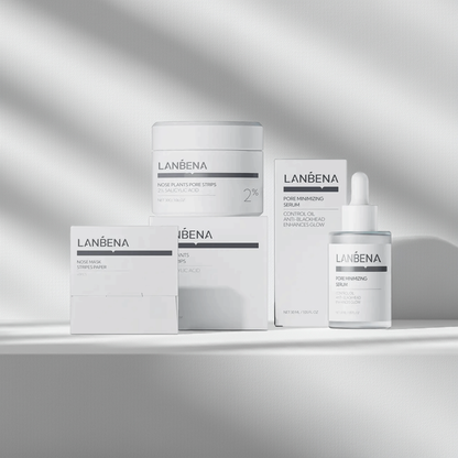 LANBENA Anti-Blackhead Kit – Serum 30g + Repair Cream 30ml | Reduction of Pores & Freckles