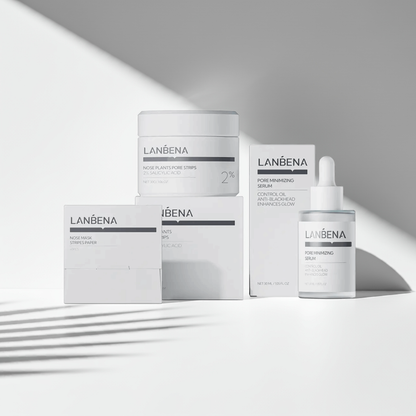 LANBENA Anti-Blackhead Kit – Serum 30g + Repair Cream 30ml | Reduction of Pores & Freckles
