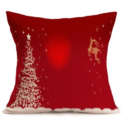 Custom Christmas Pattern Car Sofa Pillow Covers